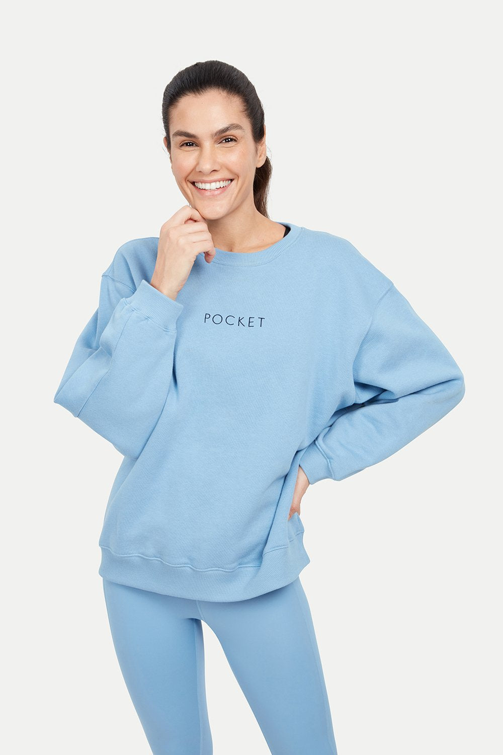 Logo Sweatshirt - Dusky Blue