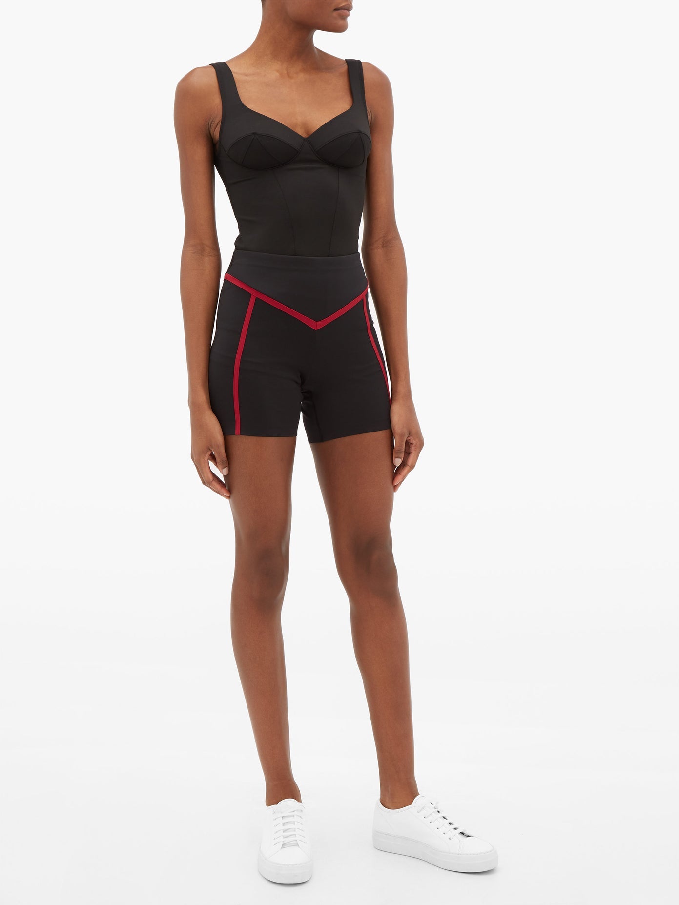Stretch-jersey shorts