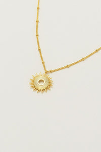 Sunburst Gold Necklace