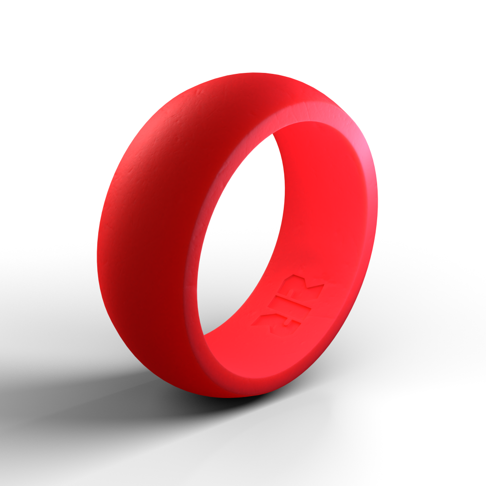 Red Licorice Enamel Ring